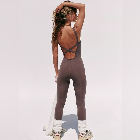 Free People Good Karma Onesie🤎 - Picture 3 of 9